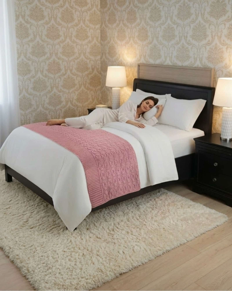 BUFANDA DE CAMA PLUSH PREMIUM CONFORT TERMICO - 1