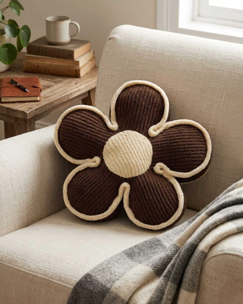 SET DE 2 COJINES DE FLOR EXTRA SUAVE 50CM MAXIMO CONFORT Y ESTILO - 2