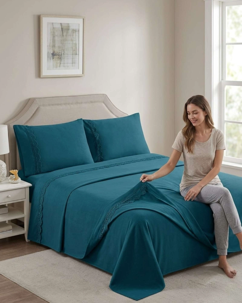 JUEGO DE SABANAS KING RESISTENCIA Y ELEGANCIA PARA TU DESCANSO DIARIO - 5