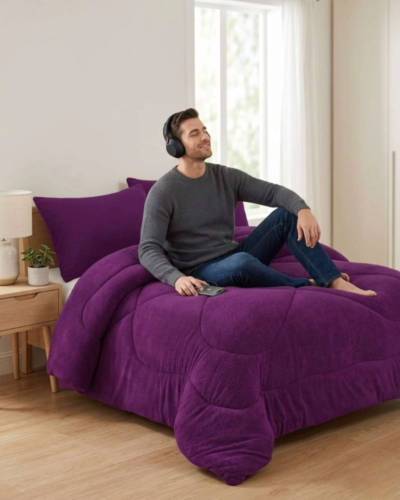 PLUMON PLUSH DE CHIPORRO ULTRA SUAVE PARA INVIERNO PLAZA Y MEDIA - 5
