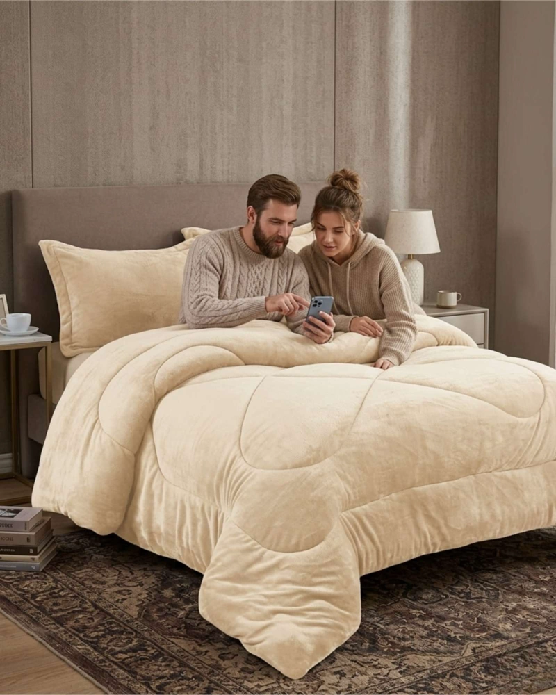 PLUMON PLUSH DE CHIPORRO ULTRA SUAVE PARA INVIERNO PLAZA Y MEDIA - 2