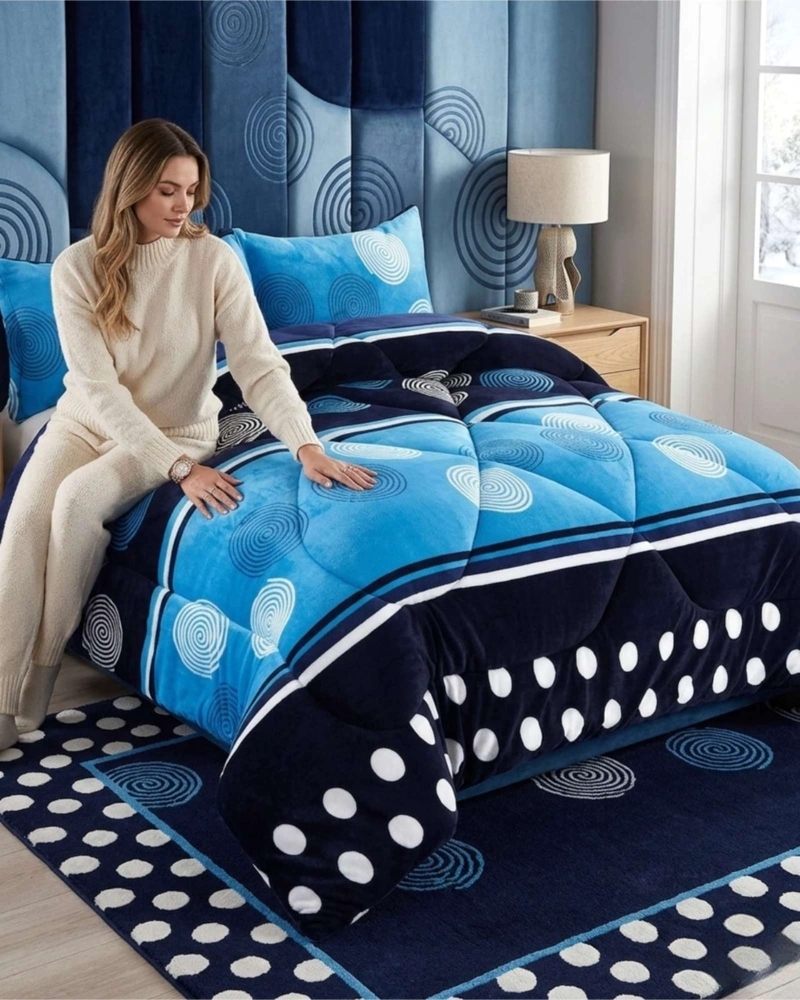 PLUMON PLUSH DE CHIPORRO ULTRA SUAVE PARA INVIERNO PLAZA Y MEDIA - 1