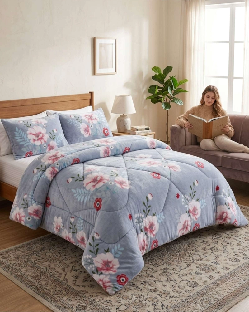 PLUMON TE RMICO 2 PLAZAS PLUSH Y CHIPORRO EXTRA CALIDO INVIERNO - 6