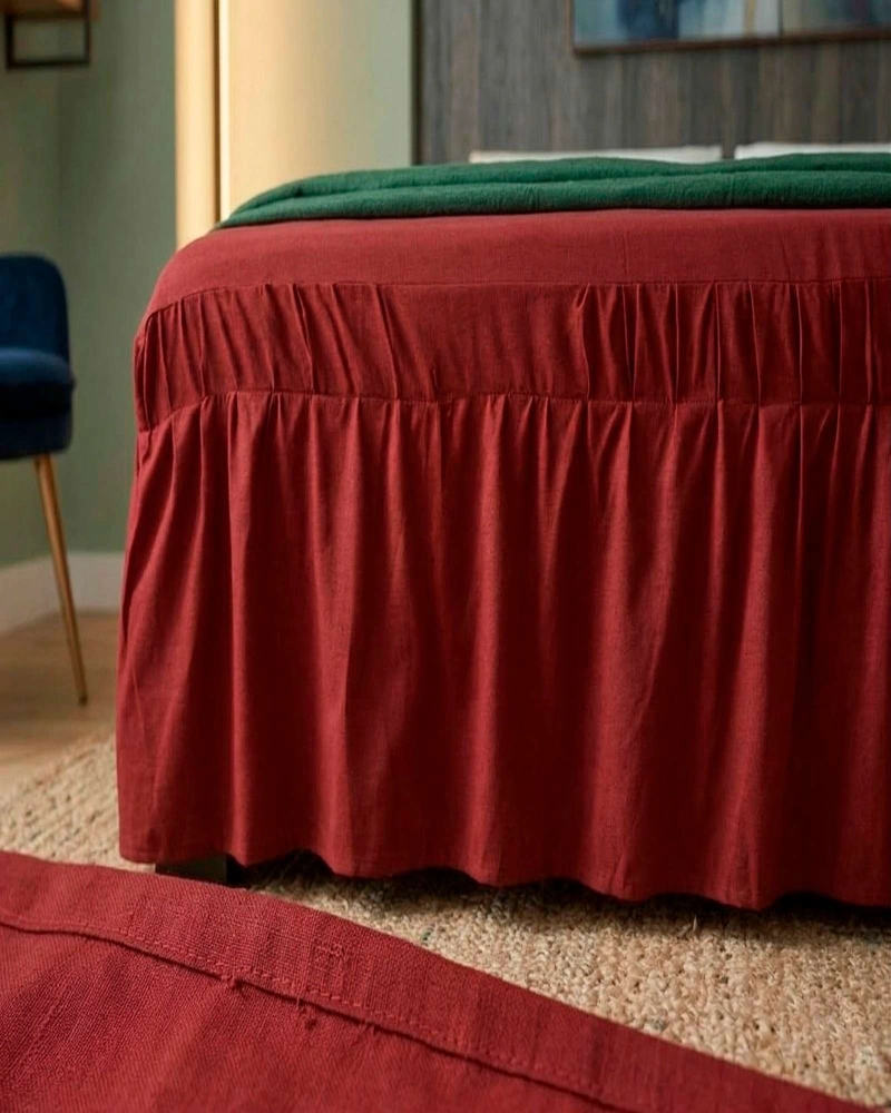 CUBRE BASE DE CAMA ELASTICO AJUSTABLE SUPER KING - 5