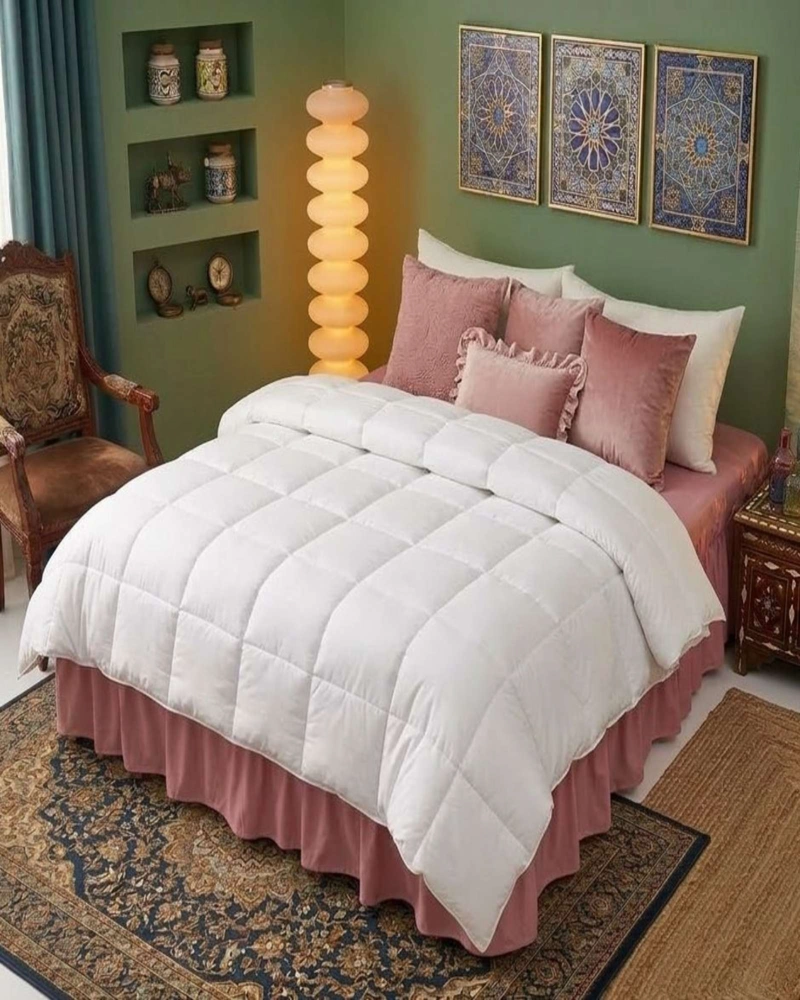 CUBRE BASE DE CAMA ELASTICO AJUSTABLE SUPER KING - 3