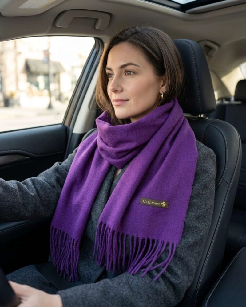 BUFANDA CASHMERE PREMIUM UNISEX VARIOS COLORES - 2