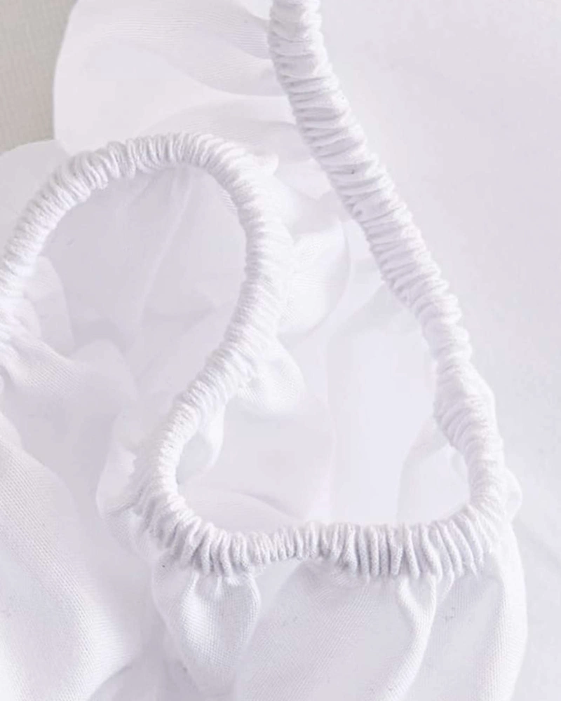PROTECTOR DE COLCHON IMPERMEABLE 2 PLAZAS COLOR BLANCO - 4