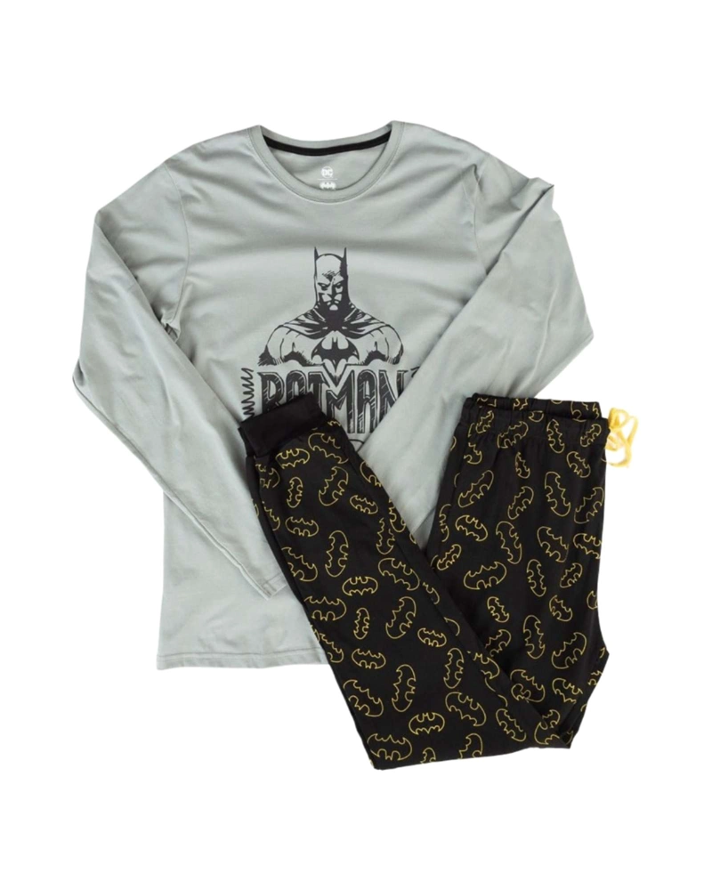 PIJAMA HOMBRE BATMAN MICROPOLAR TE RMICO INVIERNO TALLA M B2 - 5