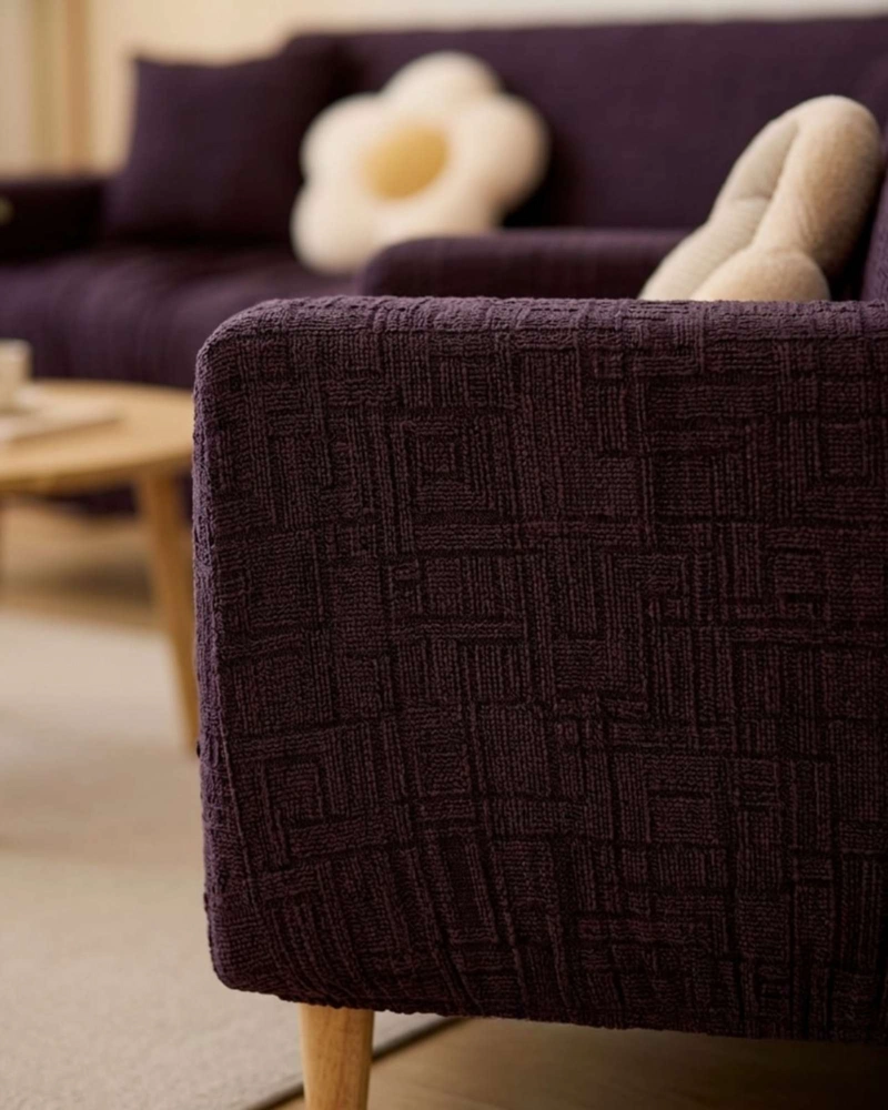SET CUBRE SILLON 3+1+1 PROTECTOR DE TELA REFORZADA - LAVABLE Y RESISTENTE - 3