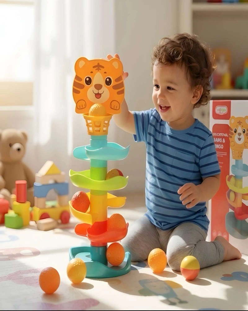 TORRE TOBOGAN DE PELOTAS PARA BEBE S JUGUETE DIDACTICO - 2