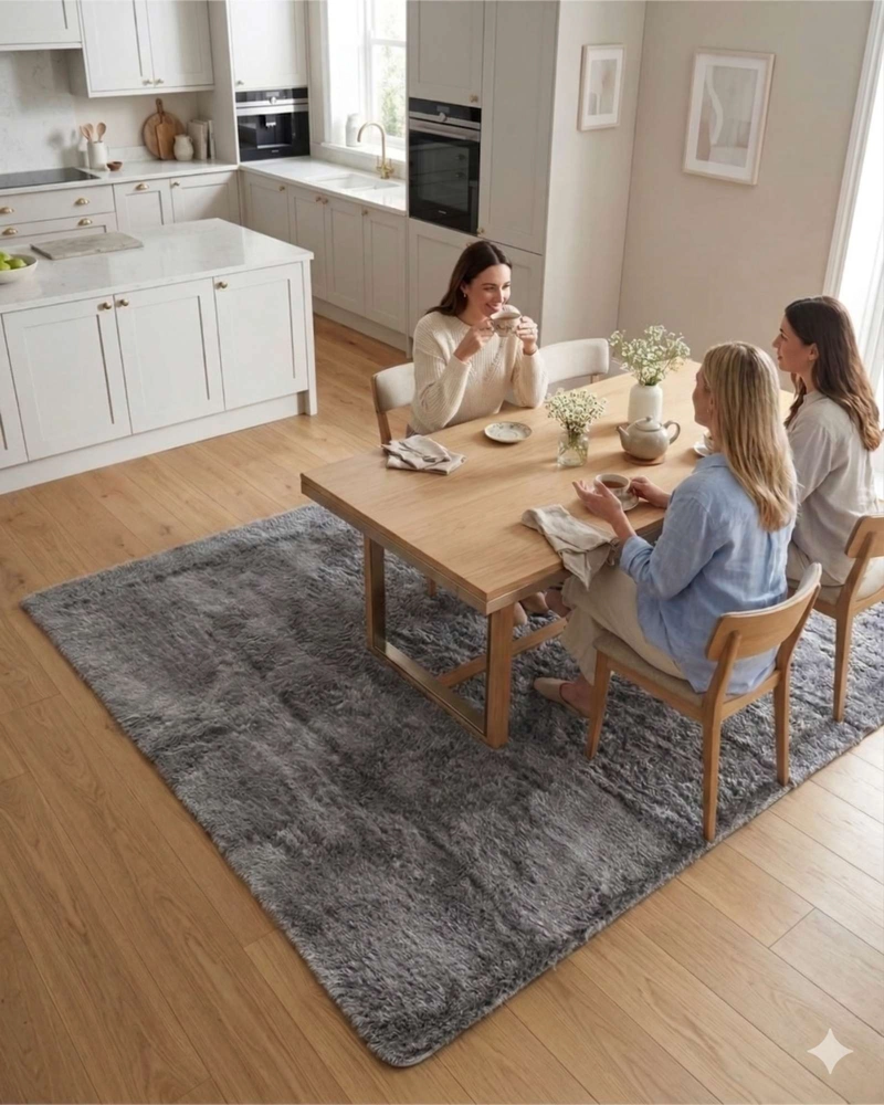 ALFOMBRA SHAGGY PELUDA EXTRA SUAVE VERANO / INVIERNO 180 X 200 CM - 2