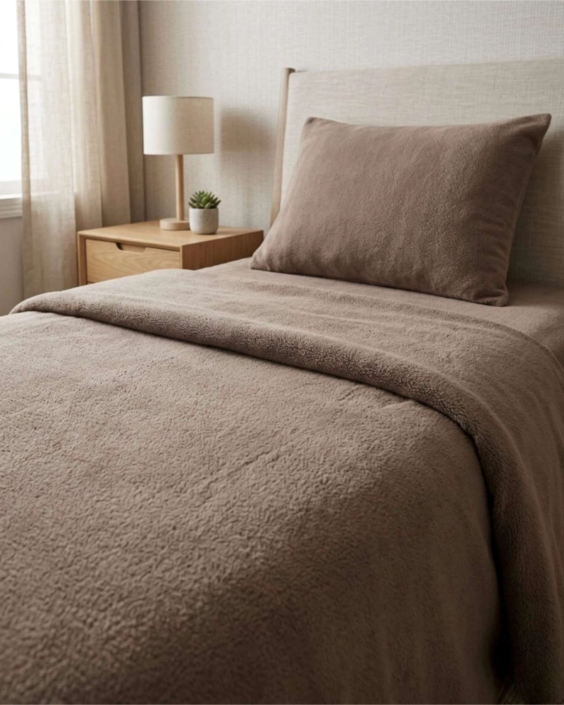 SABANAS TE RMICAS DE POLAR ESPONJOSA 1.5 PLAZAS TACTO SUAVE - 4