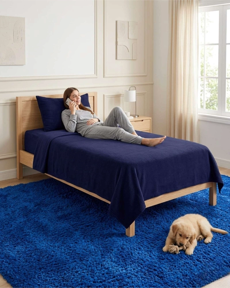 SABANAS TE RMICAS DE POLAR ESPONJOSA 1.5 PLAZAS TACTO SUAVE - 5