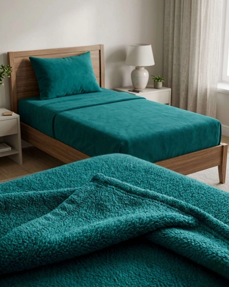 SABANAS TE RMICAS DE POLAR ESPONJOSA 1.5 PLAZAS TACTO SUAVE - 4
