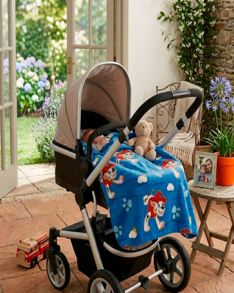 MANTA INFANTIL LIGERA PARA SIESTAS DE 127X152CM DE PAW PATROL - 3