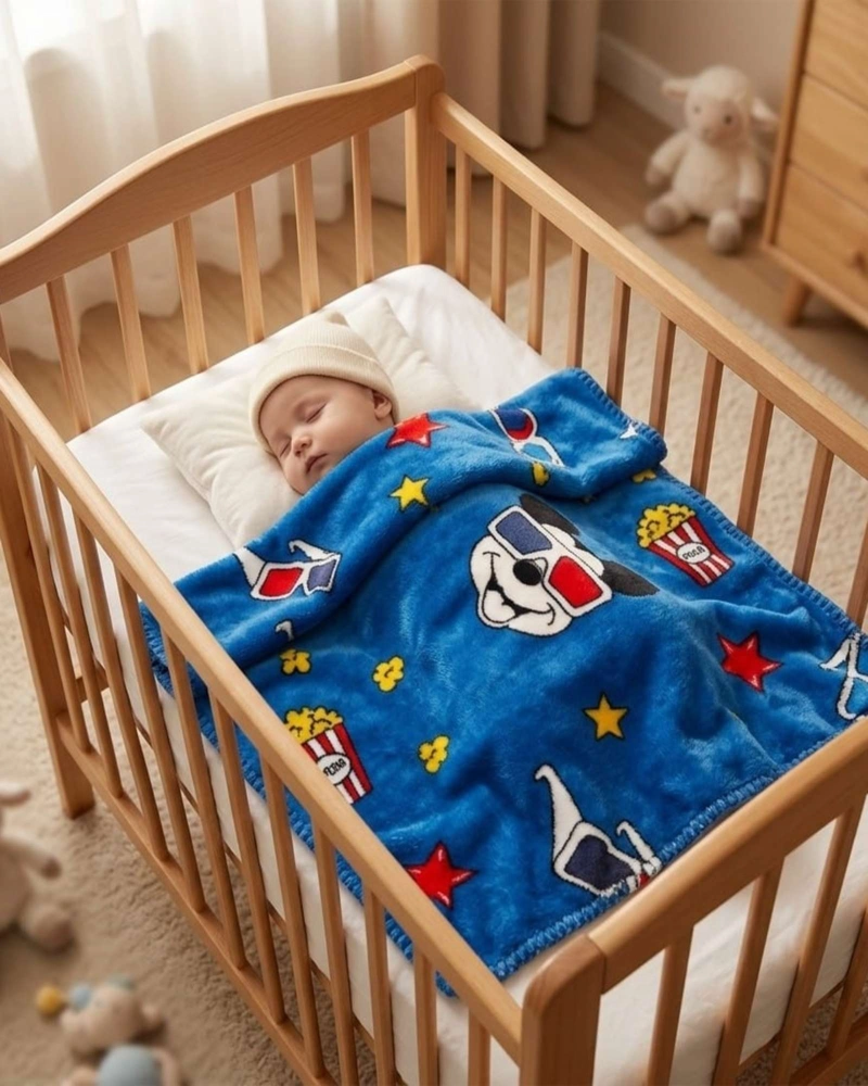 MANTA INFANTIL LIGERA PARA SIESTAS DE 127X152CM DE MICKEY - 2