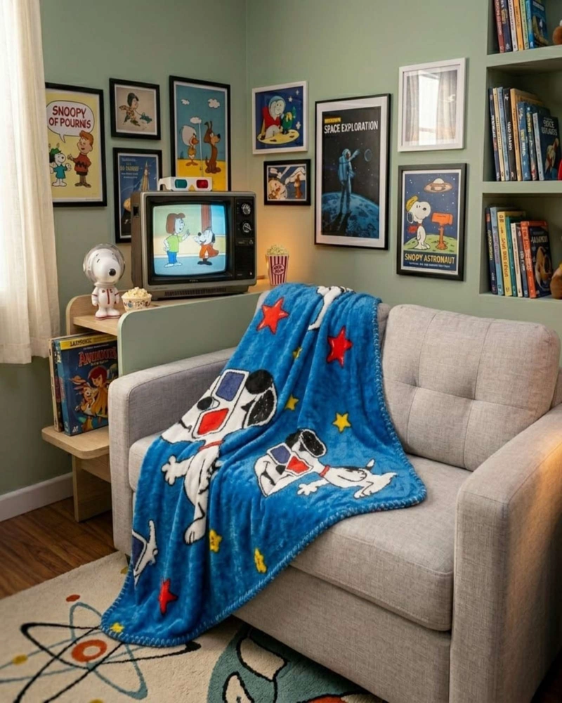 MANTA INFANTIL LIGERA PARA SIESTAS DE 127X152CM DE MICKEY - 3