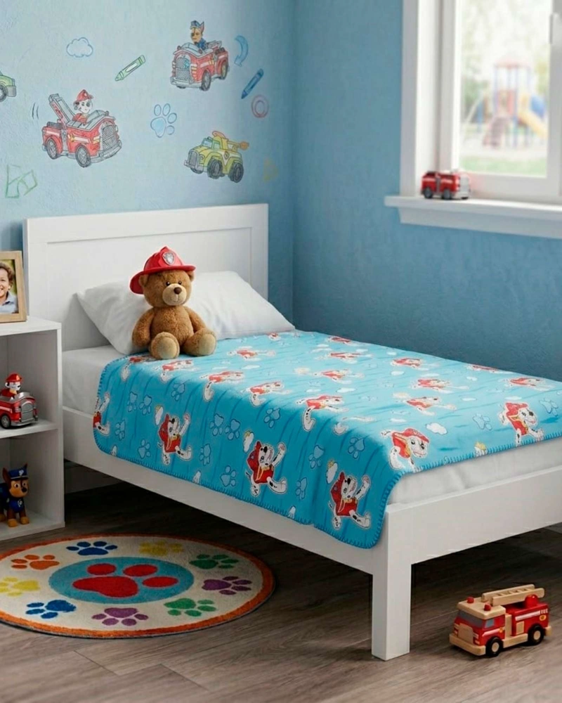 MANTA INFANTIL LIGERA PARA SIESTAS DE 127X152CM DE PAW PATROL - 2