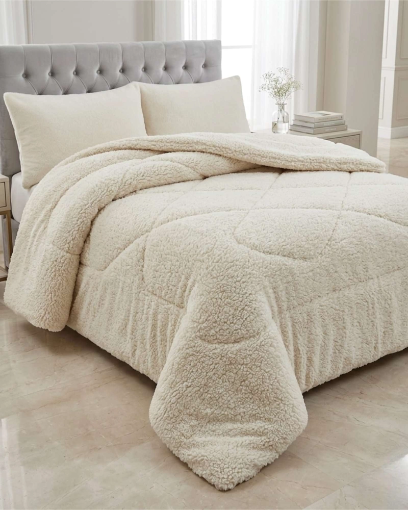 CUBRECAMAS DE INVIERNO SHERPA 2 PLAZAS PREMIUM - 1