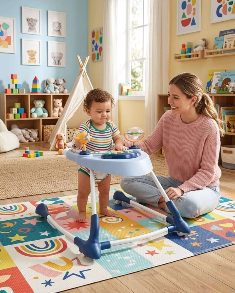 ANDADOR CAMINADORA DE BEBE  MULTIFUNCIONAL ANTICAIDA - 6