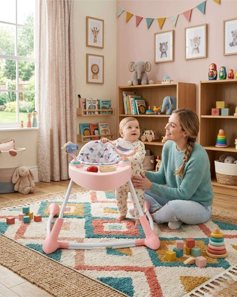 ANDADOR CAMINADORA DE BEBE  MULTIFUNCIONAL ANTICAIDA - 5