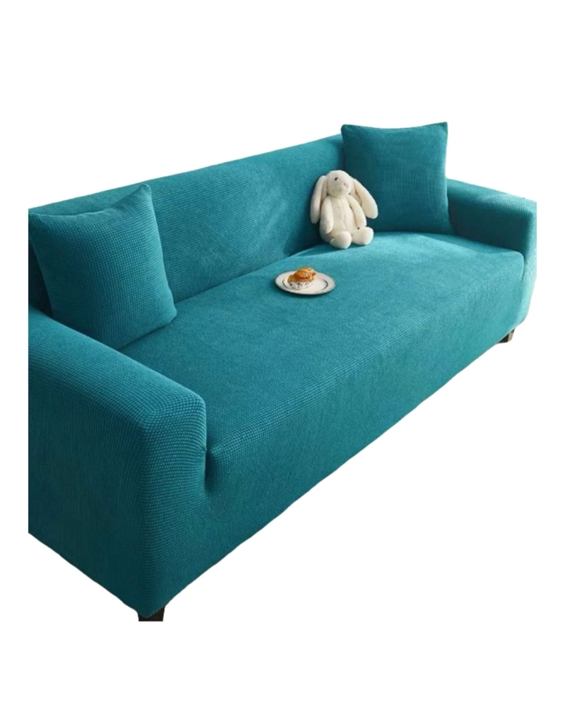 FUNDA DE SOFA EXTRA GRANDE 4 CUERPOS DE CUADRILLE MODERNO - 6
