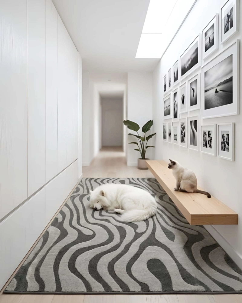 ALFOMBRA LIVING Y DORMITORIO DECORACION PARA HOGAR MINIMALISTA - 7