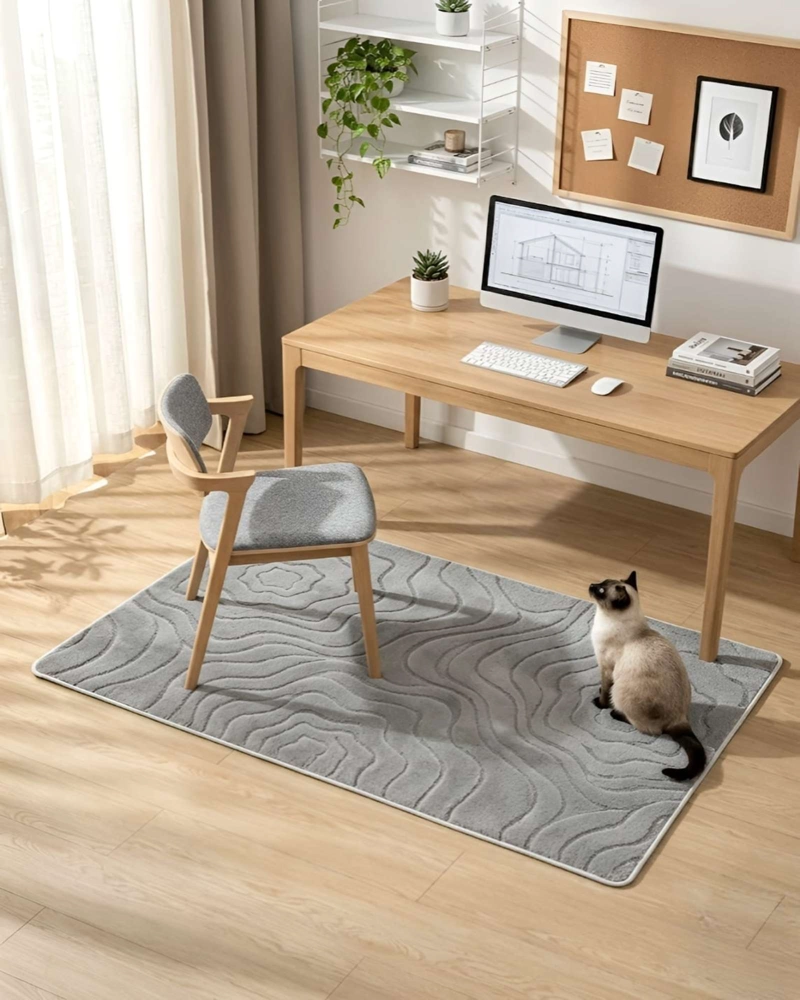 ALFOMBRA LIVING Y DORMITORIO DECORACION PARA HOGAR MINIMALISTA - 4