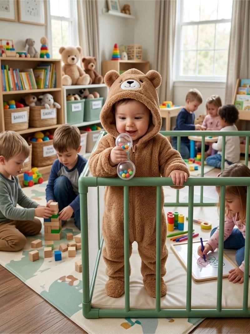 PIJAMA ENTERIZO TE RMICO PARA BEBE  - PELUCHE SUAVE 3 A 6 MESES. - 2