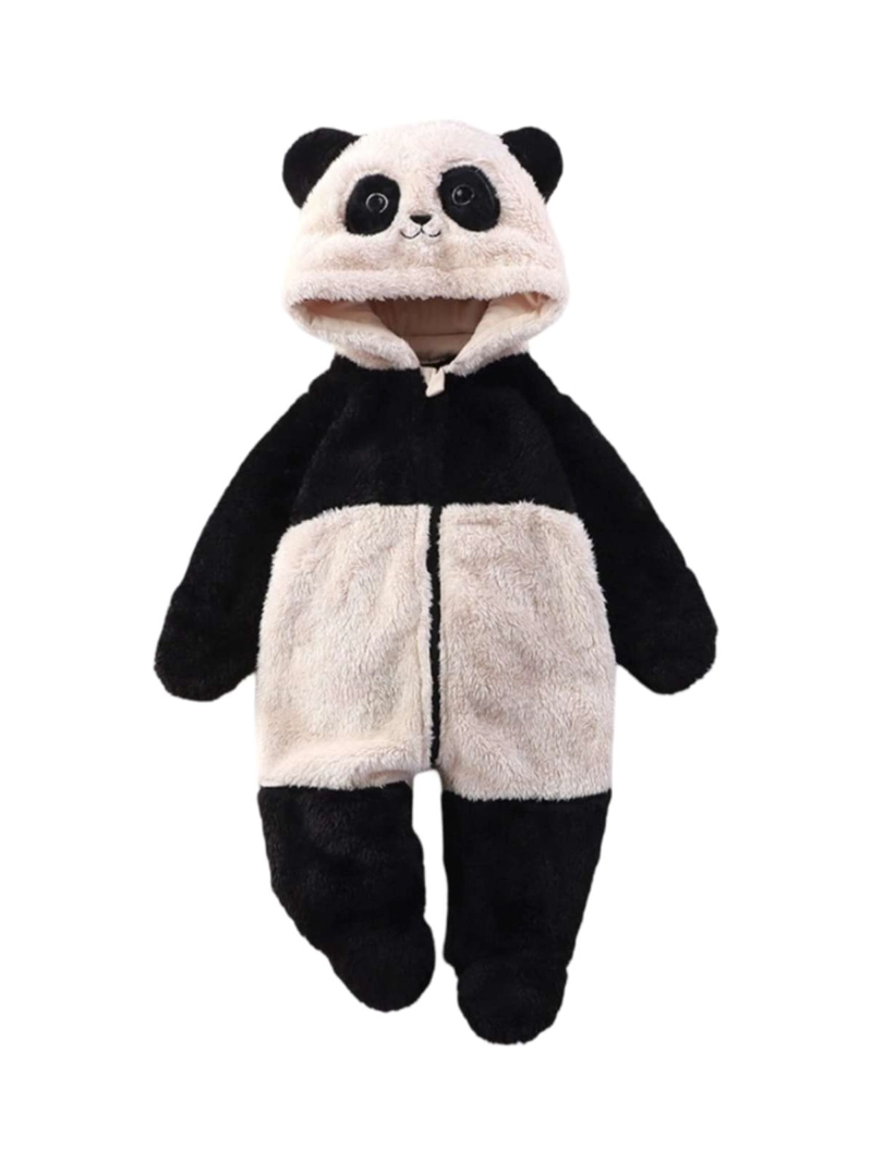 PIJAMA ENTERIZO TE RMICO PARA BEBE  - PELUCHE SUAVE 3 A 6 MESES. - 3