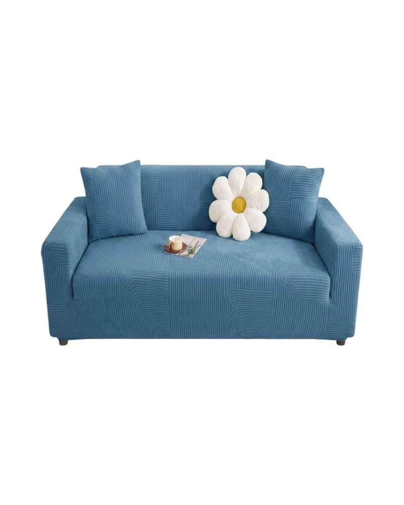 FUNDA PARA SOFA 3 CUERPOS DISEÑO MODERNO DE POLAR - 6