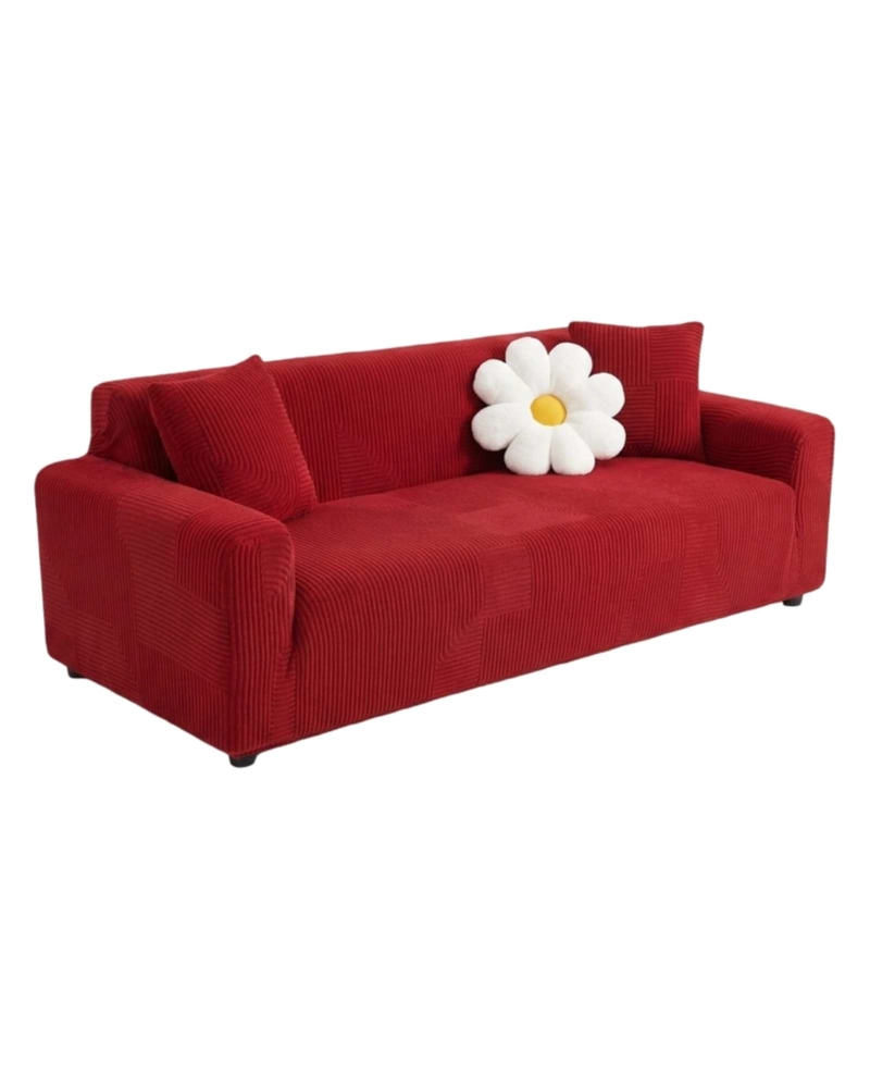 FUNDA PARA SOFA 4 CUERPOS DISEÑO MODERNO DE POLAR - 6
