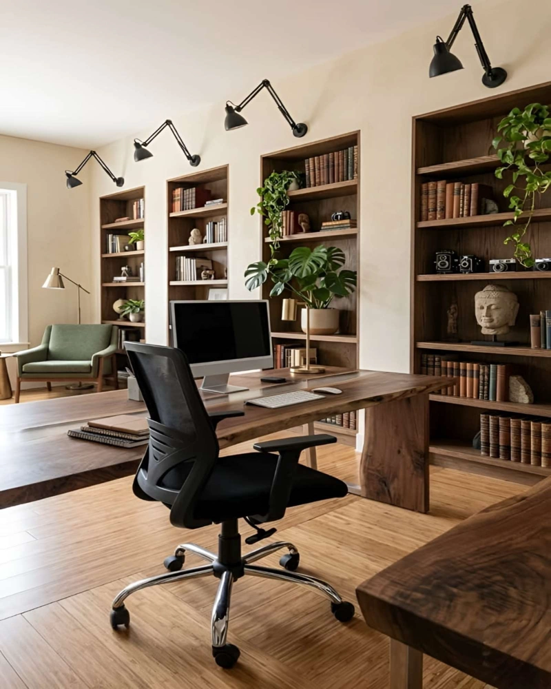 SILLA DE ESCRITORIO ERGONOMICA CON APOYABRAZOS ABATIBLES - 3