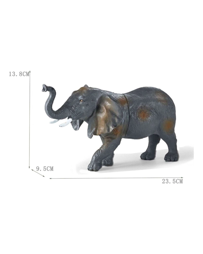 ELEFANTE DE JUGUETE REALISTA DE COLECCION 14CM DE ALTO - 5