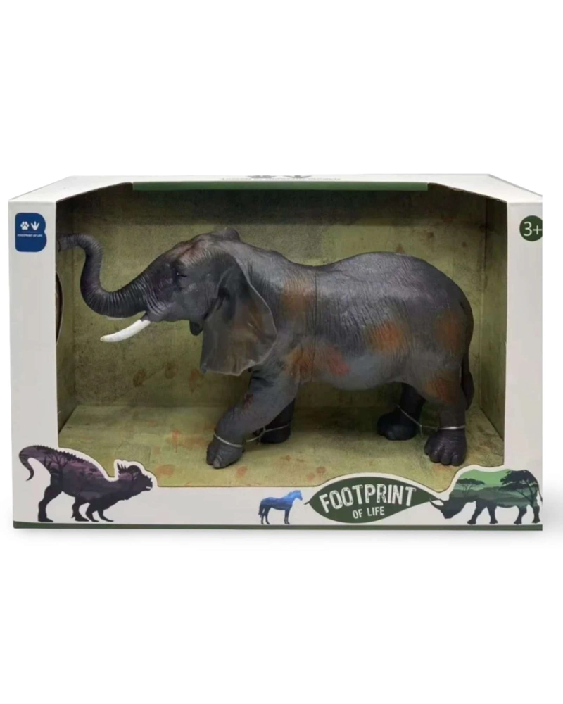 ELEFANTE DE JUGUETE REALISTA DE COLECCION 14CM DE ALTO - 6