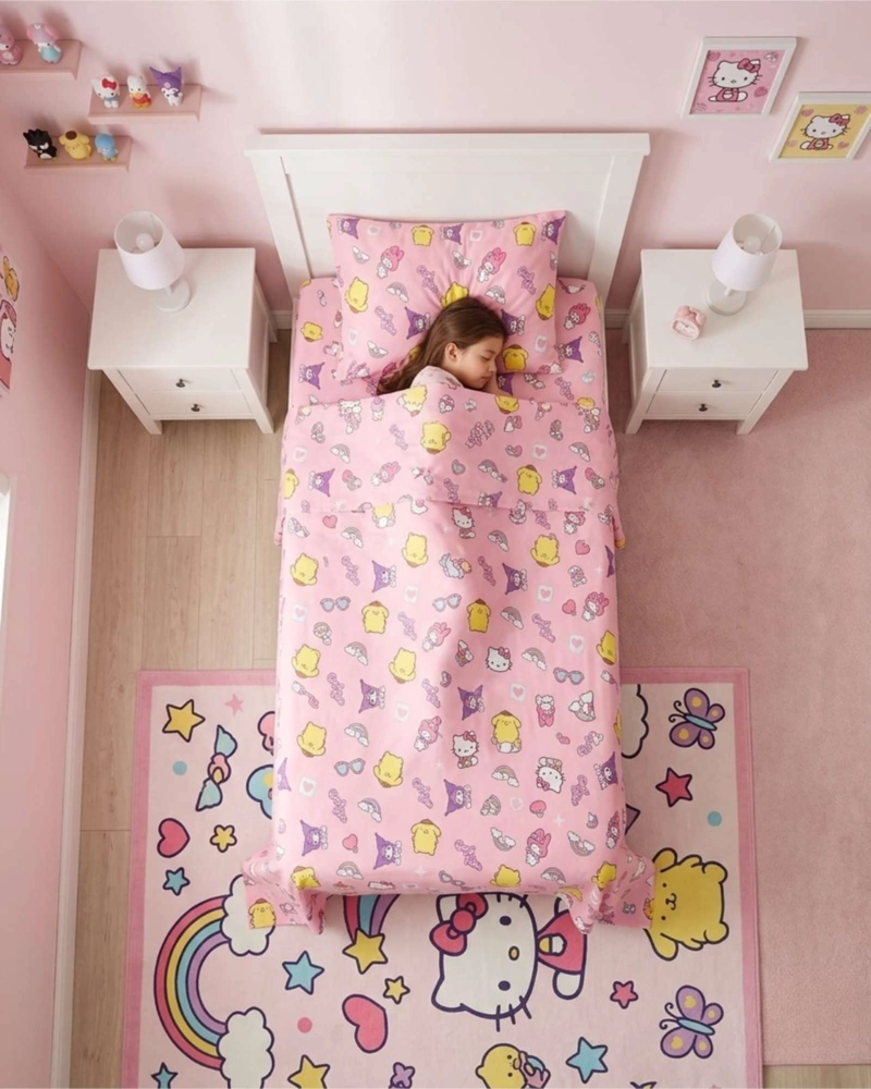 PACK ROPA DE CAMA INFANTIL: PLUMON + JUEGO DE SABANAS PLAZA Y MEDIA - 6