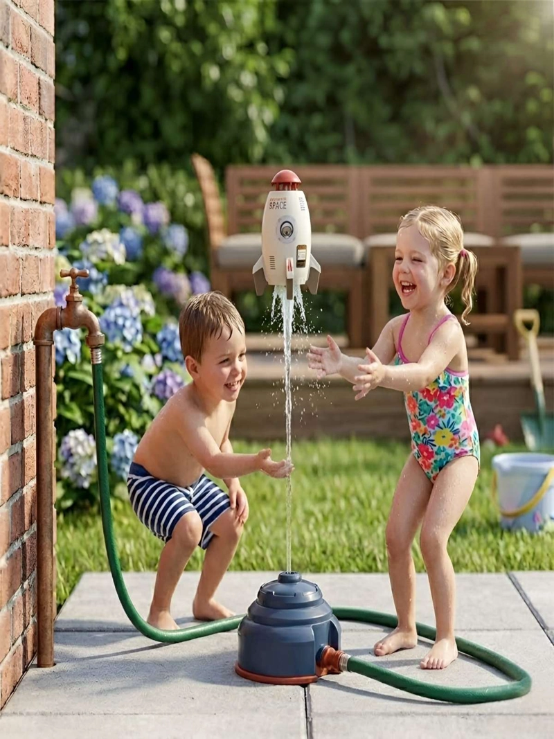 COHETE ASPERSOR DE AGUA ESPACIAL - DIVERSION AL AIRE LIBRE - 5