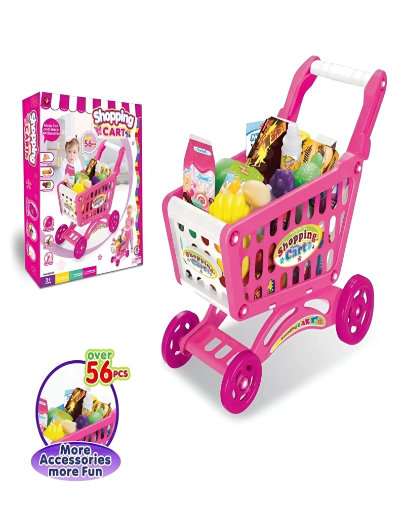 CARRITO DE SUPERMERCADO DE JUGUETE CON ACCESORIOS INFANTIL - 3