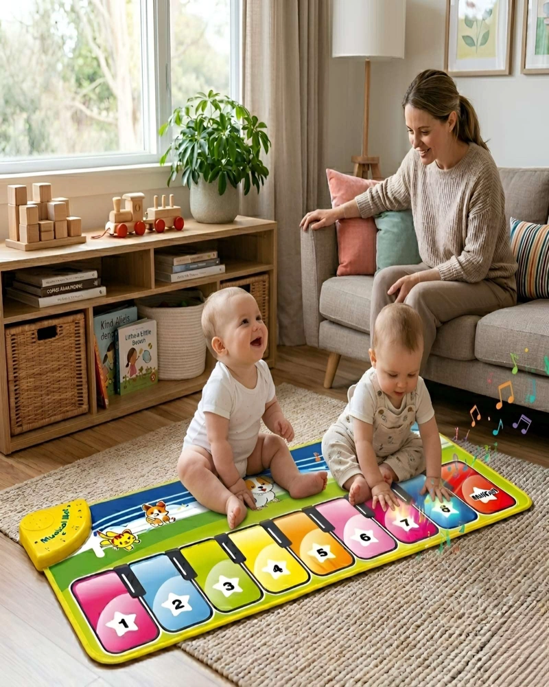 ALFOMBRA MUSICAL SENSORIAL PARA NIÑOS Y BEBE S 02 - 4