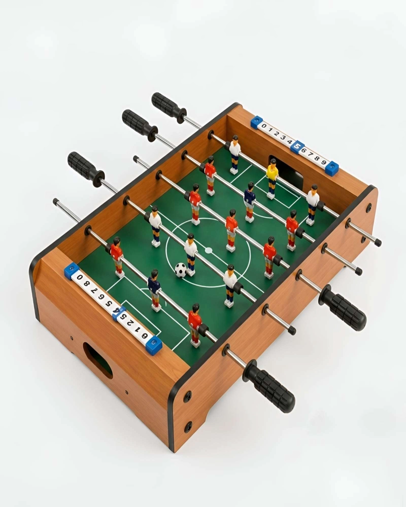TACA TACA DE MESA MINI FUTBOL DE MADERA JUEGO INFANTIL - 6