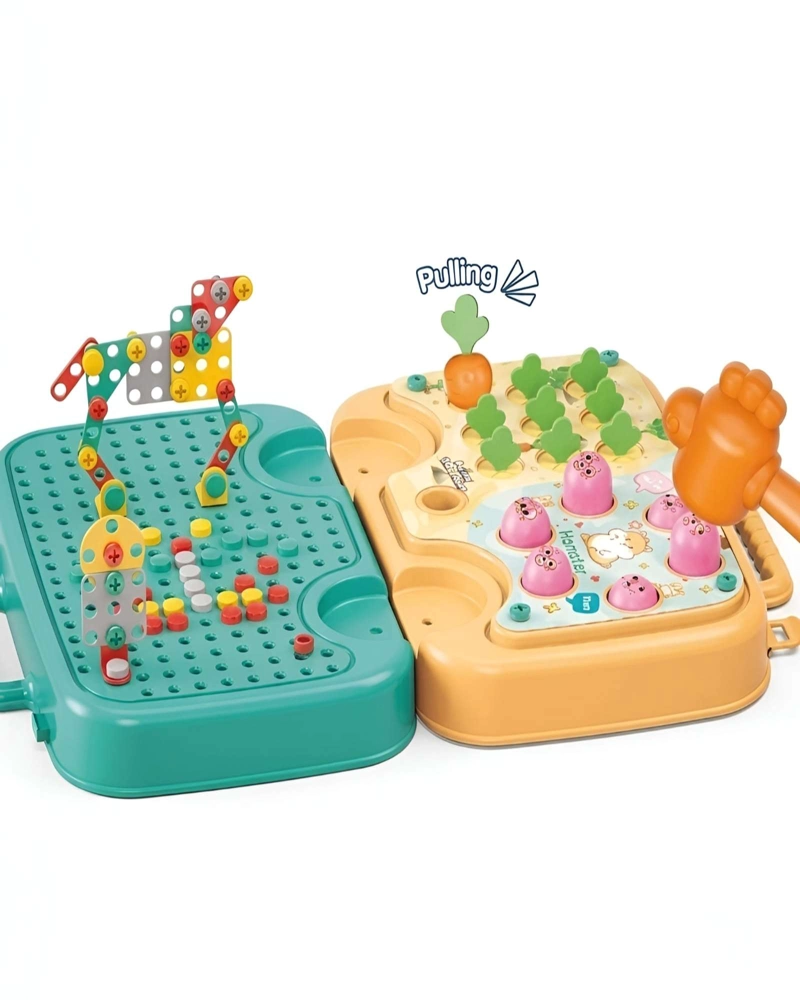 JUEGO DIDACTICO DE ESTIMULACION MOTRIZ PARA NIÑOS 3 EN 1 - 6