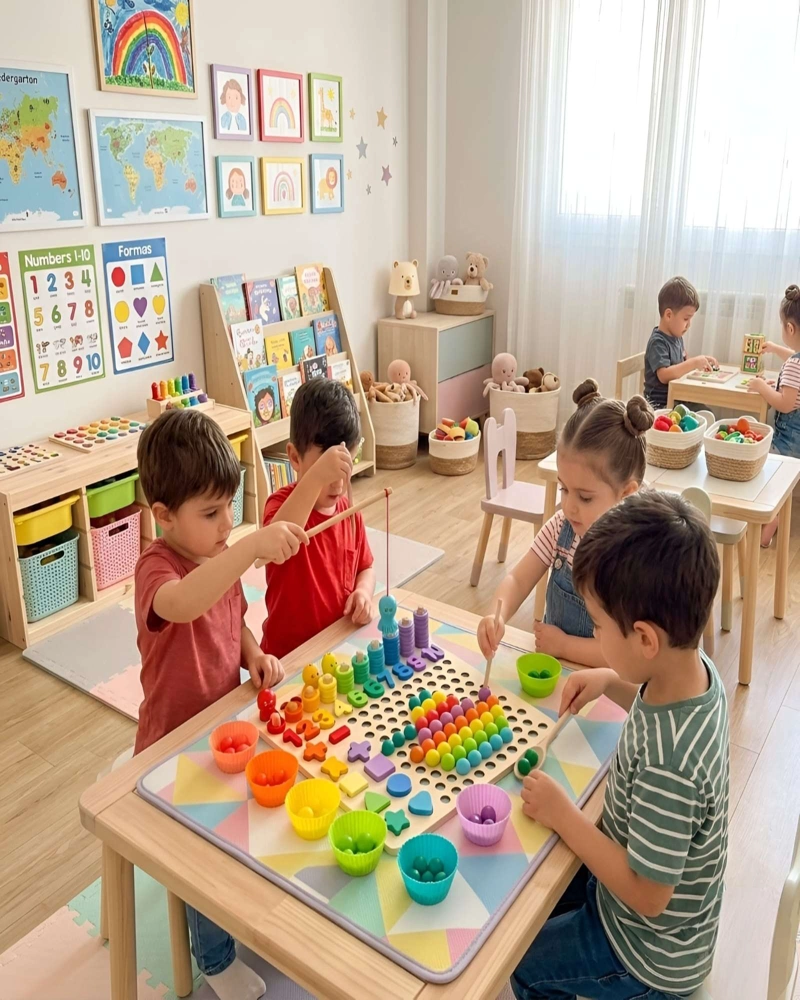 JUGUETE MONTESSORI DIDACTICO PARA NIÑOS 7 EN 1 - 1