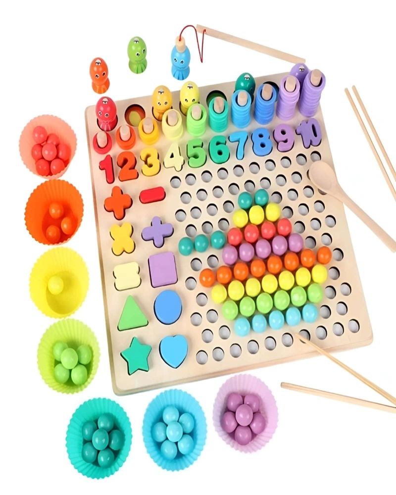 JUGUETE MONTESSORI DIDACTICO PARA NIÑOS 7 EN 1 - 6