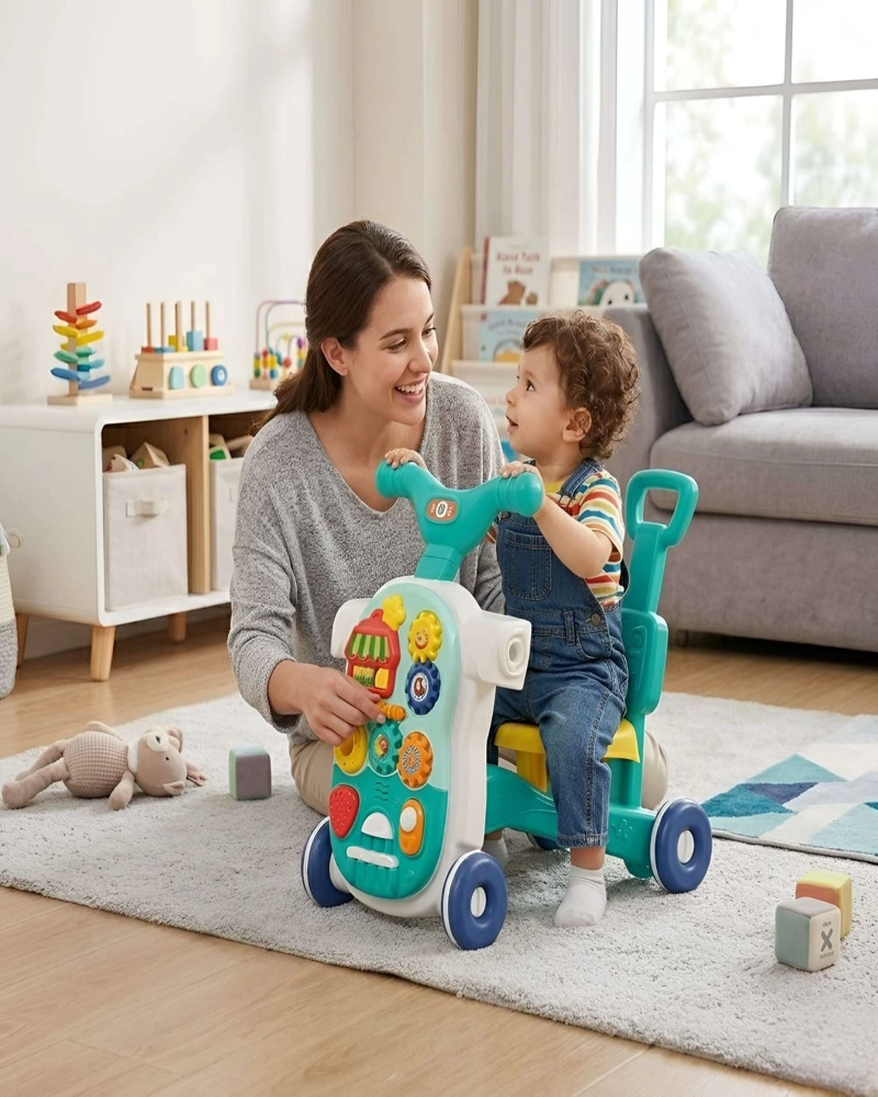 JUGUETE 4 EN 1 ANDADOR CORREPASILLOS Y MONOPATIN PARA BEBE - 3