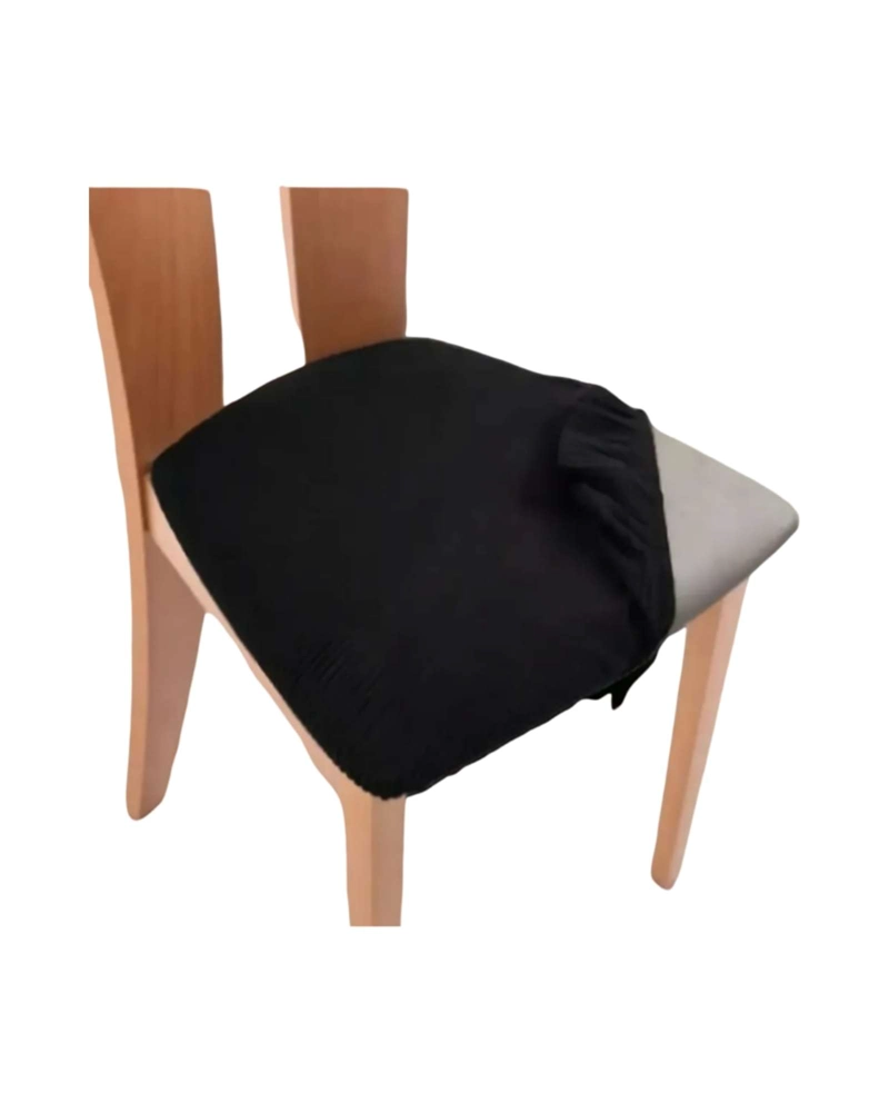 FUNDAS DE ASIENTO PARA SILLAS DE ALTA CALIDAD CON TEXTURA NIDO DE ABEJA NEGRO - 7