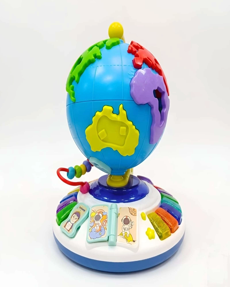 JUGUETE DIDACTICO GLOBO TERRAQUEO INTERACTIVO CON LUCES Y SONIDO - 5
