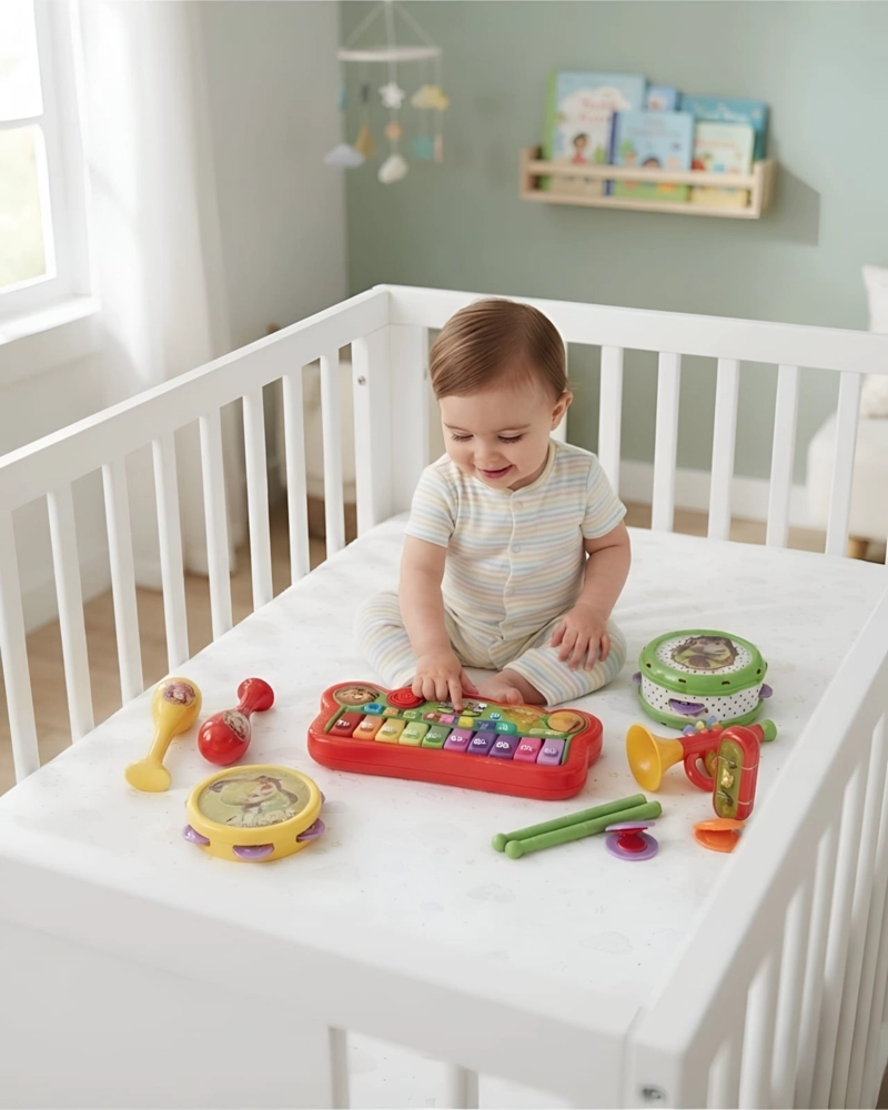 KIT INSTRUMENTOS MUSICALES DIDACTICOS PARA NIÑOS SET 2EN1 - 4