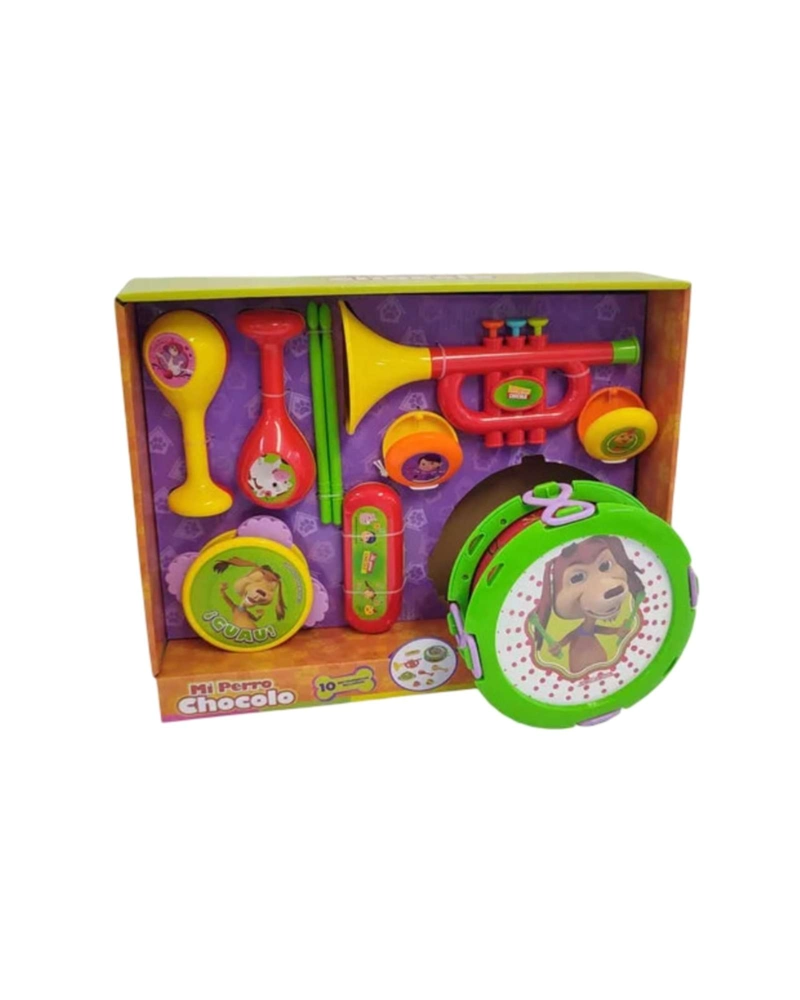 KIT INSTRUMENTOS MUSICALES DIDACTICOS PARA NIÑOS SET 2EN1 - 8