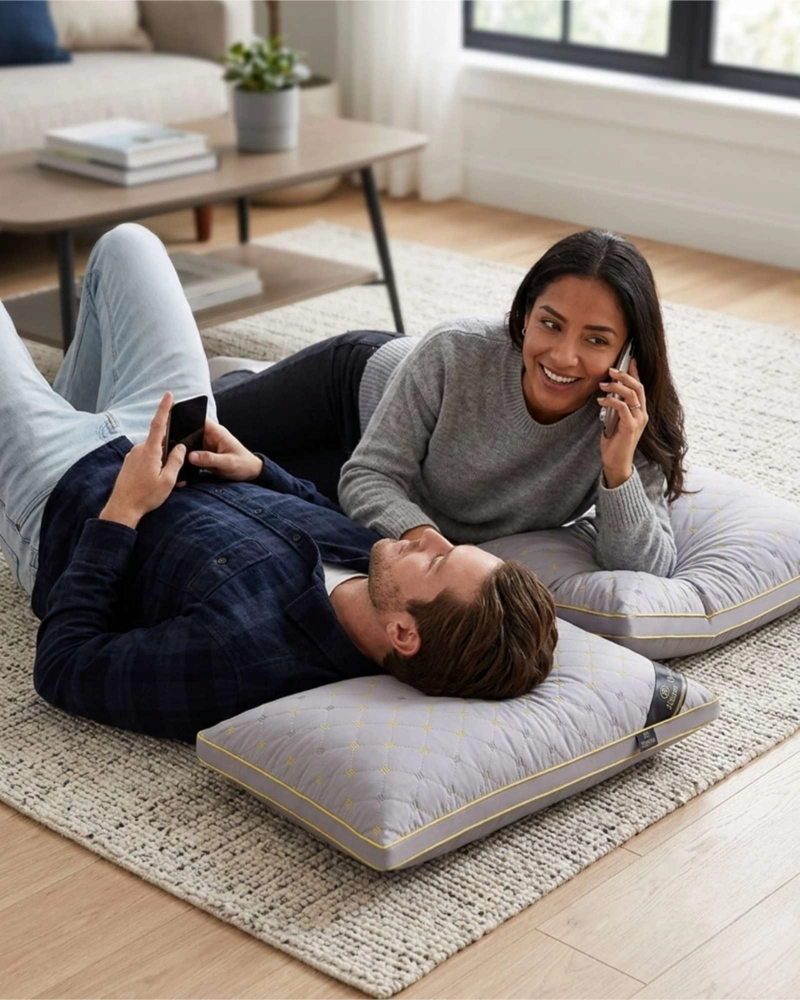PACK 2 ALMOHADAS ESTANDAR SOFT - IDEAL PARA DESCANSO DIARIO - 5