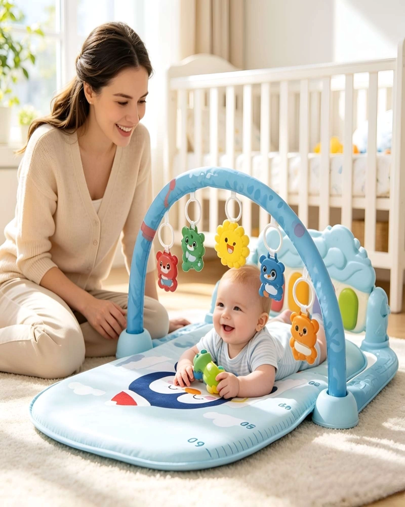 GIMNASIO MUSICAL PARA BEBE  CON PIANO Y ACTIVIDADES - ESTIMULACION TEMPRANA - 3